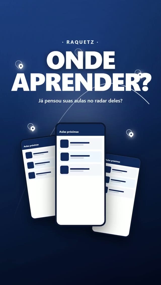 Aulas agendadas no app, tela a tela.